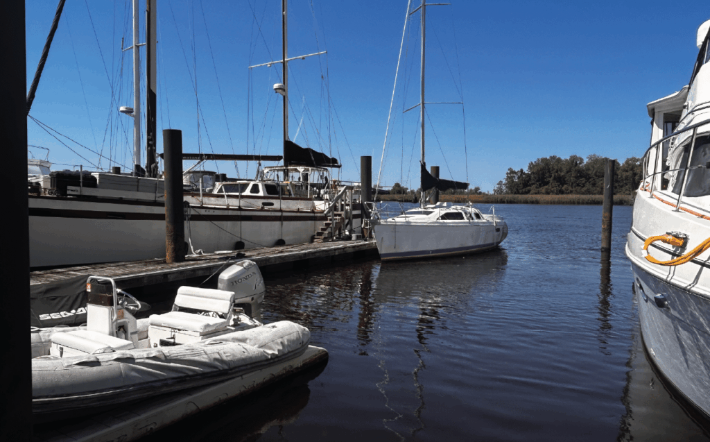 72′ boat slip at Cape Fear Marina