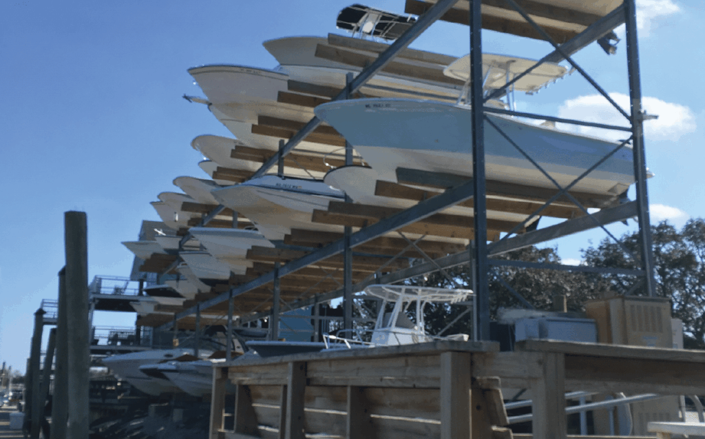 Premium Dry Stack Slip #22 for Sale, Masonboro Yacht Club