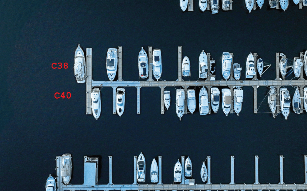 Highly desirable 60’ T-Head Slip For Sale, Port City Marina Historic DT Wilmington