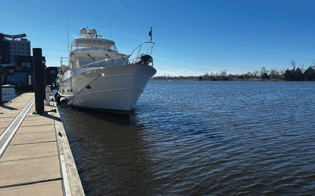 60′ boat slip at Port City Marina